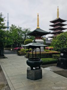 Pagoden am Senso-ji Tempel