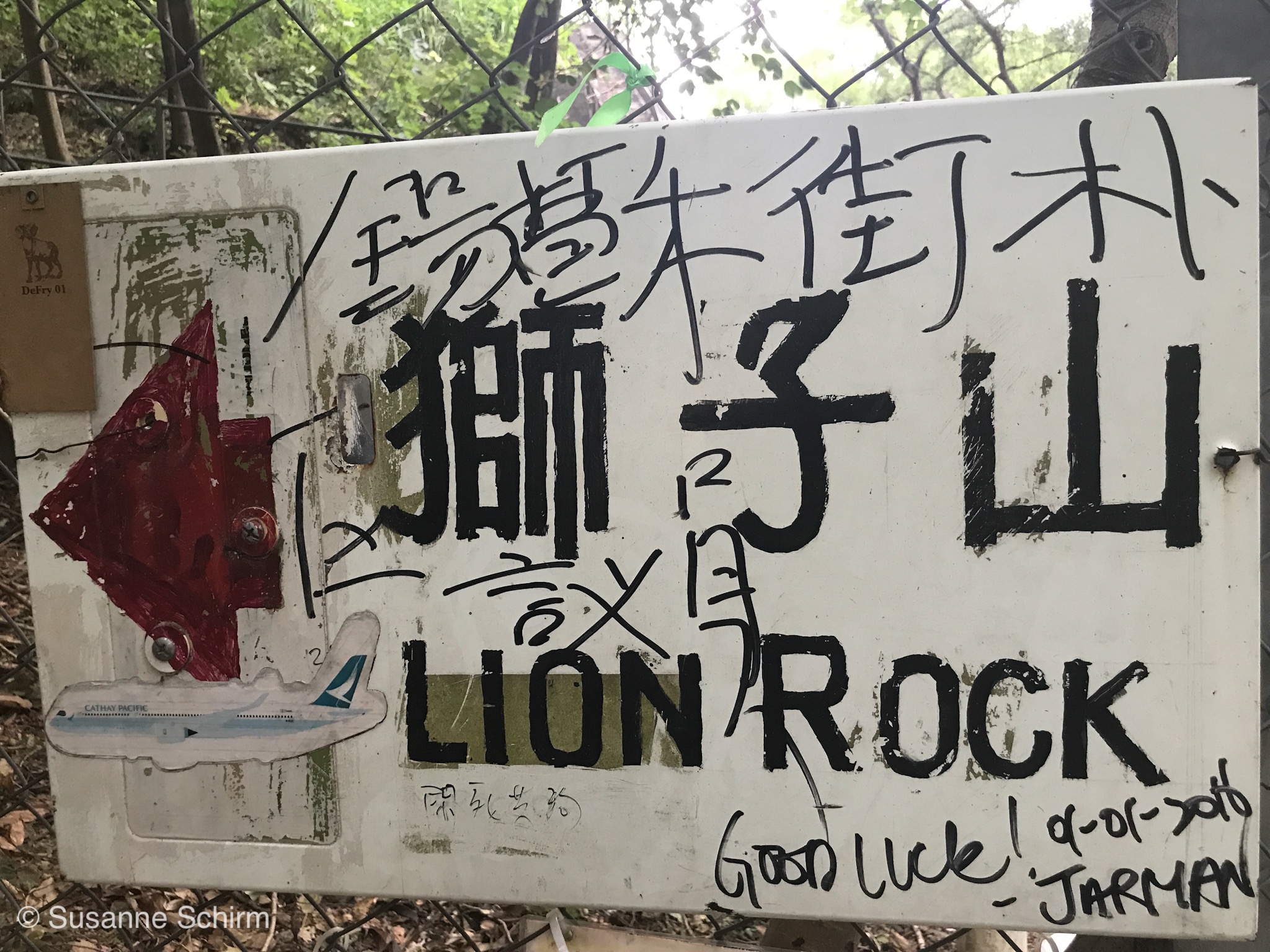 Anfang und Ende des Trails am Lion Rock Park