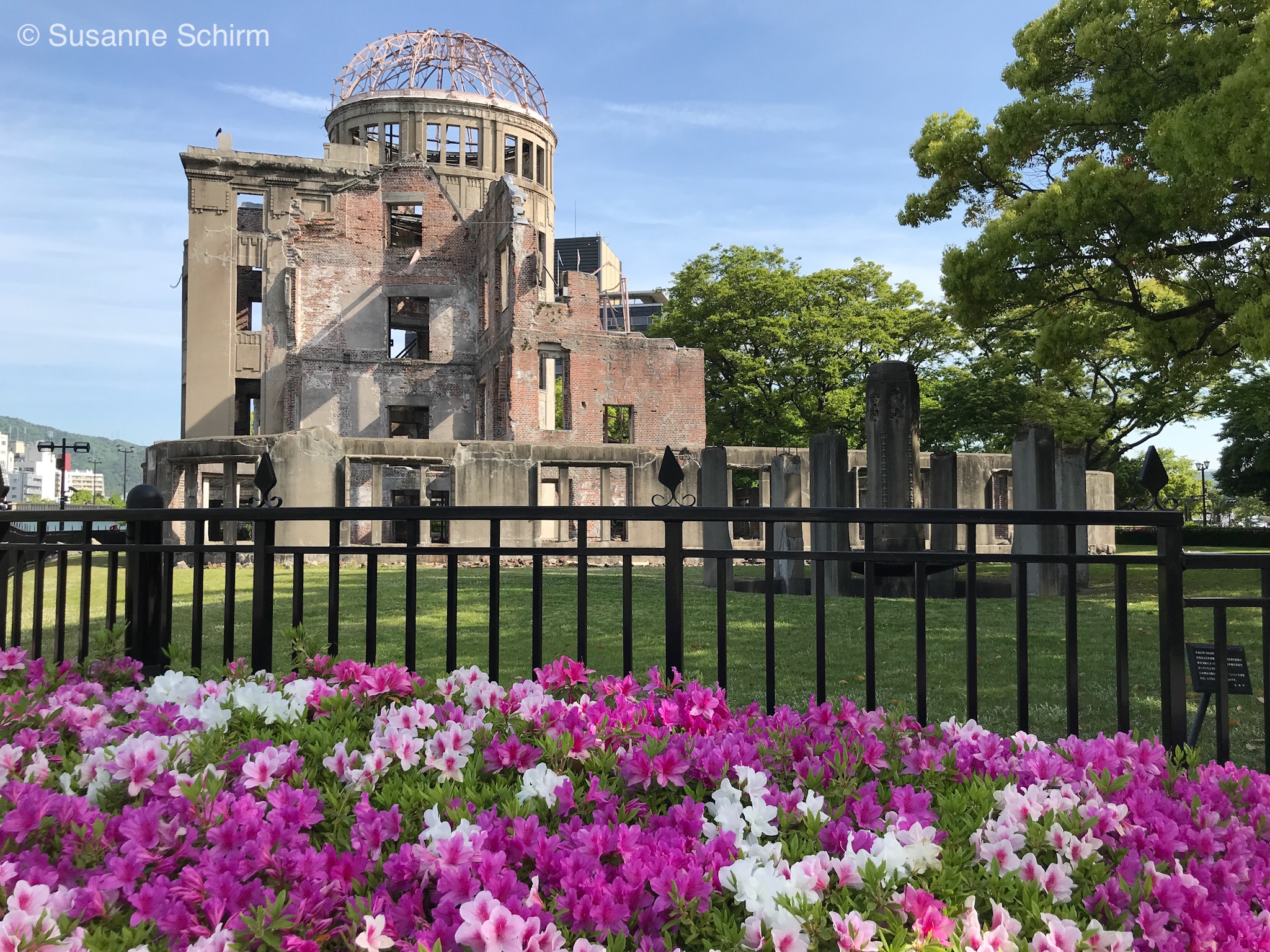 Bild vom Friedensdenkmal in Hiroshima